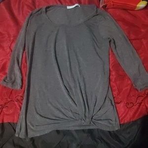 Dress shirt with tie on bottom left